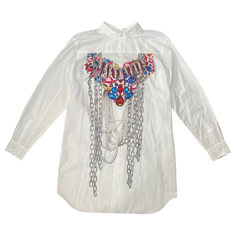 Comme Des Garçon Homme Plus Trompe L’oeil Jewelry L/S Sz M